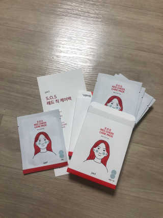 자이엘 S.O.S 레드 칙 케어팩 2 Box — 5점을 준 리뷰어가 2020년 2월 올린 사용 사진