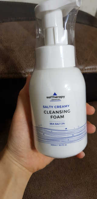 솔테라피 솔티 크리미 클렌징폼 300ml — 4점을 준 리뷰어가 2019년 4월 올린 사용 사진
