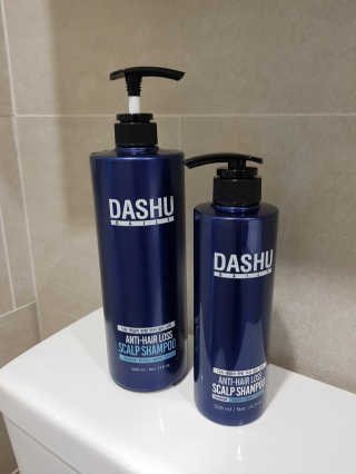 다슈코리아 다슈 데일리 단백질 한방 두피 골드 샴푸 500ml — 5점을 준 리뷰어가 2020년 3월 올린 사용 사진