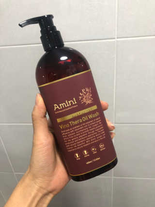 아미니 비노테라 오일워시 400ml 대용량 — 4.5점을 준 리뷰어가 2019년 9월 올린 사용 사진