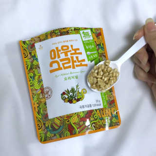 아우노그라노 오리지날, 진짜 베리, 진짜 카카오 — 4.5점을 준 리뷰어가 2018년 7월 올린 사용 사진