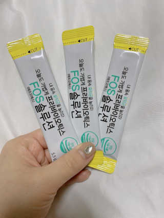 힐링팩토리 오늘도 가볍게 프리바이오틱스 FOS 솔루션 — 5점을 준 리뷰어가 2020년 2월 올린 사용 사진
