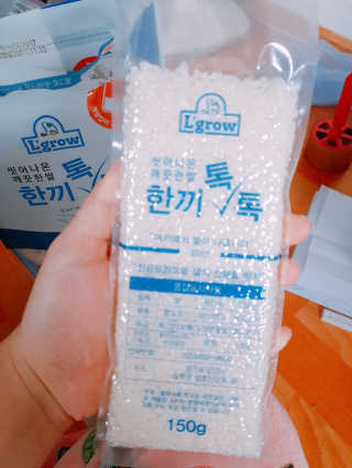 L'grow (엘그로) L'grow(엘그로) 씻어나온 한끼톡톡쌀! — 5점을 준 리뷰어가 2017년 12월 올린 사용 사진
