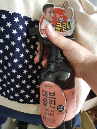 더블유드레스룸 페브클린 500ml — 5점을 준 리뷰어가 2018년 8월 올린 사용 사진