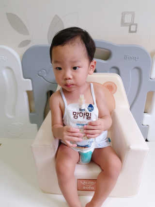 [매일유업] 맘마밀 안심밥상 6개입 — 5점을 준 리뷰어가 2019년 8월 올린 사용 사진