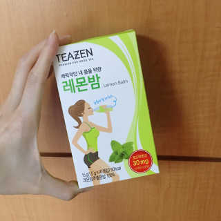 티젠 레몬밤 + 마이보틀 — 5점을 준 리뷰어가 2018년 7월 올린 사용 사진