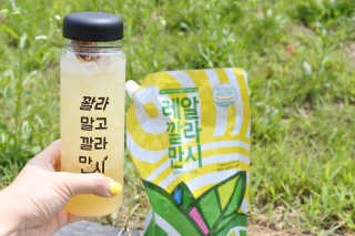 [바로푸드] 레알깔라만시1팩 + 맛깔라5팩 + 보틀1병 — 4점을 준 리뷰어가 2019년 7월 올린 사용 사진