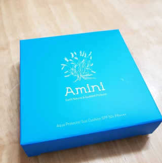 아미니 아쿠아 프로텍터 선쿠션 — 4점을 준 리뷰어가 2019년 4월 올린 사용 사진
