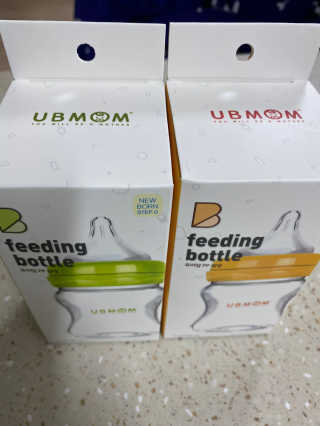 유비맘 신생아젖병 120ml 트리플팩_ 젖꼭지 포함 — 4점을 준 리뷰어가 2020년 2월 올린 사용 사진