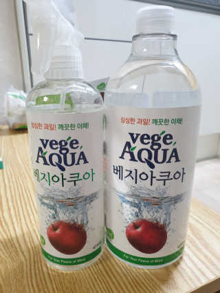베지아쿠아 475ml + 리필 1000ml 1Set — 5점을 준 리뷰어가 2019년 8월 올린 사용 사진