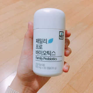 네츄럴굿띵스 패밀리 프로바이오틱스 60캡슐 — 5점을 준 리뷰어가 2018년 1월 올린 사용 사진