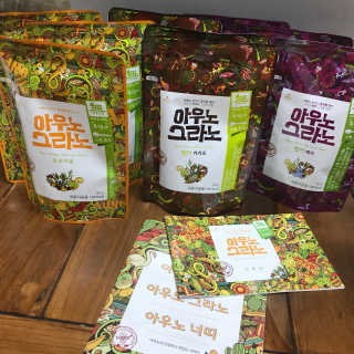 아우노그라노 오리지날, 진짜 베리, 진짜 카카오 — 5점을 준 리뷰어가 2018년 7월 올린 사용 사진