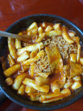 화곡미담 옛날 떡볶이 — 5점을 준 리뷰어가 2020년 3월 올린 사용 사진