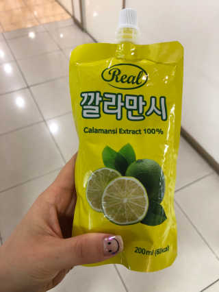 장수농가 리얼깔라만시 — 4.67점을 준 리뷰어가 2018년 4월 올린 사용 사진