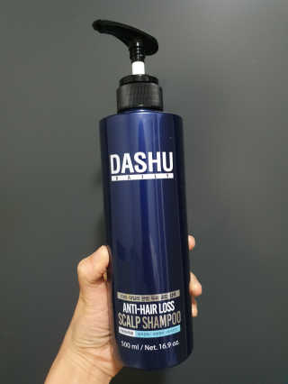 다슈코리아 다슈 데일리 단백질 한방 두피 골드 샴푸 500ml — 5점을 준 리뷰어가 2019년 11월 올린 사용 사진