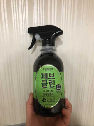 더블유드레스룸 페브클린 500ml — 5점을 준 리뷰어가 2018년 11월 올린 사용 사진