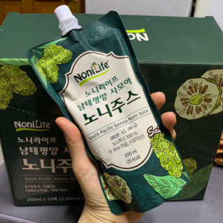 장수농가 남태평양 사모아 노니 원액 1L or 200mlx10팩 중 택 1 — 5점을 준 리뷰어가 2019년 1월 올린 사용 사진