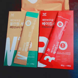 레인보우샵 올인원세탁세제,베이킹소다 스틱포6개입+세탁조클리너 — 1점을 준 리뷰어가 2018년 3월 올린 사용 사진