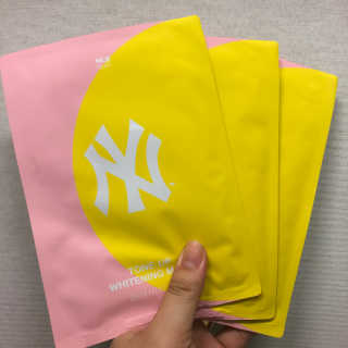 MLB COSMETICS [MLB PLAY] 톤업 화이트닝 마스크 1BOX — 4점을 준 리뷰어가 2019년 9월 올린 사용 사진
