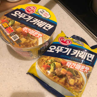 오뚜기카레면 2차 모집 — 4점을 준 리뷰어가 2019년 2월 올린 사용 사진