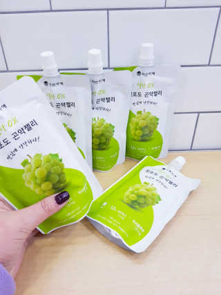 자연지애 곤약젤리 — 5점을 준 리뷰어가 2018년 10월 올린 사용 사진