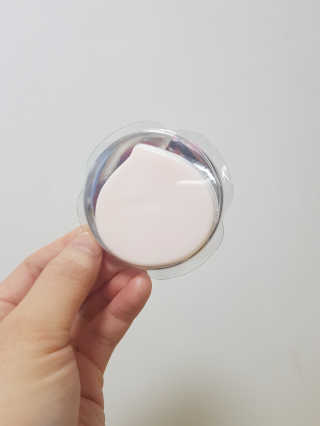 젤리팜 마이크로셀 실리콘퍼프 피치,오렌지 — 1점을 준 리뷰어가 2019년 7월 올린 사용 사진