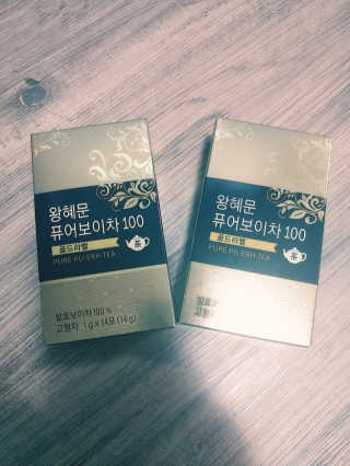 넥스트비티 왕혜문 퓨어 보이차 100 골드라벨 — 4.5점을 준 리뷰어가 2017년 12월 올린 사용 사진