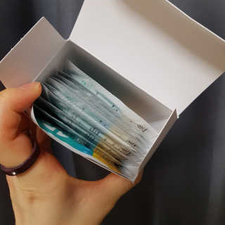 블루캐롯 닦는 루테인, 아이케어 티슈 20P — 4점을 준 리뷰어가 2019년 11월 올린 사용 사진