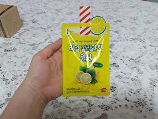 장수농가 리얼깔라만시 원샷 50ml 10팩+보틀 — 3점을 준 리뷰어가 2019년 6월 올린 사용 사진