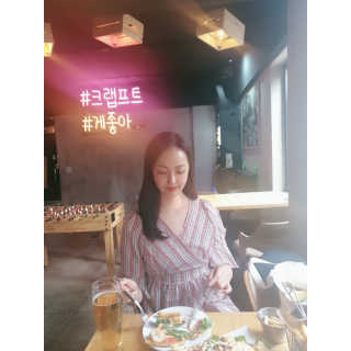 [크랩프트 신도림본점] 쉬림프 샐러드 피자 — 5점을 준 리뷰어가 2019년 5월 올린 사용 사진