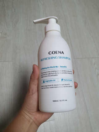 코에나샴푸 500ml — 5점을 준 리뷰어가 2019년 7월 올린 사용 사진