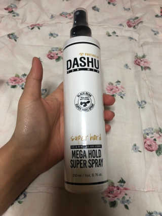 다슈코리아 다슈 포 맨 프리미엄 메가 홀드 슈퍼 스프레이 250ml — 5점을 준 리뷰어가 2019년 2월 올린 사용 사진