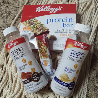 켈로그 프로틴바 멀티팩+프로틴 그래놀라 쉐이크 2종 — 4점을 준 리뷰어가 2020년 1월 올린 사용 사진