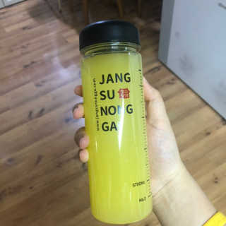장수농가 리얼깔라만시 원샷 50ml 10팩+보틀 — 5점을 준 리뷰어가 2019년 5월 올린 사용 사진