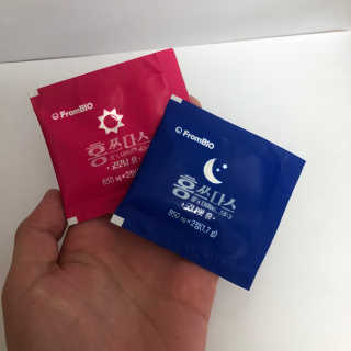 프롬바이오 홍쓰다스 아침,저녁 맞춤형 다이어트식품 14포+14포 — 4.5점을 준 리뷰어가 2020년 1월 올린 사용 사진