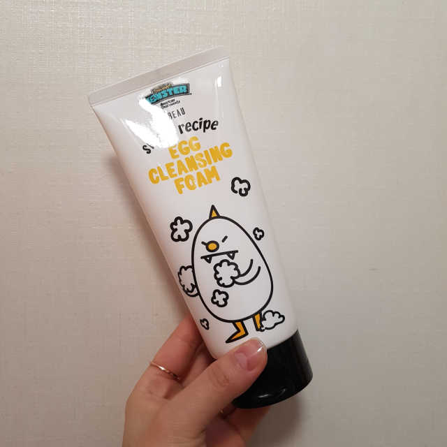 엣뷰 스위트 레시피 에그 클렌징 폼 리뷰 사진