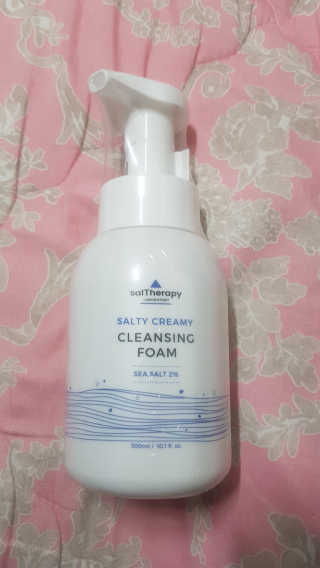 솔테라피 솔티 크리미 클렌징폼 300ml — 4점을 준 리뷰어가 2019년 4월 올린 사용 사진