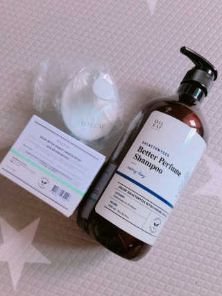 달리프 베러 퍼퓸 샴푸 1000ml 레이니데이 or 일랑로즈 — 5점을 준 리뷰어가 2018년 9월 올린 사용 사진