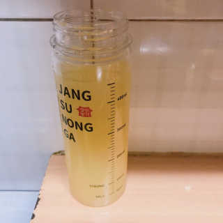 장수농가 리얼깔라만시 원샷 50ml 10팩+보틀 — 5점을 준 리뷰어가 2019년 4월 올린 사용 사진