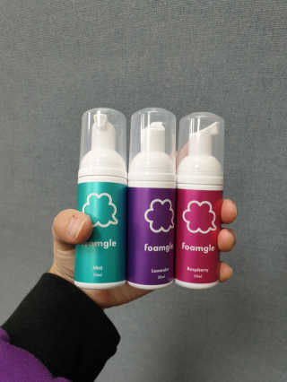 폼글 I foamgle [폼글] 거품가글 50ml 3종 - 민트, 라벤더, 라즈베리 — 5점을 준 리뷰어가 2019년 11월 올린 사용 사진