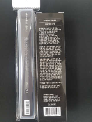 the naked object 디블랙팩치약 디블랙칫솔 세트 — 4점을 준 리뷰어가 2019년 1월 올린 사용 사진