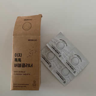 [에코앤드]이지톡톡 버블클리너 1종세척제 — 5점을 준 리뷰어가 2019년 6월 올린 사용 사진