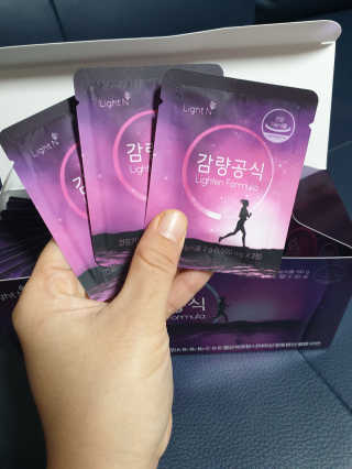 [감량공식] 다이어트 건강기능식품 — 5점을 준 리뷰어가 2019년 12월 올린 사용 사진