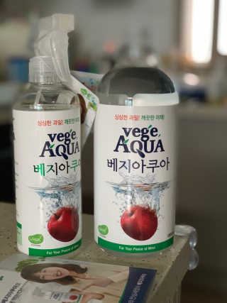 베지아쿠아 475ml + 리필 1000ml 1Set — 4점을 준 리뷰어가 2019년 7월 올린 사용 사진