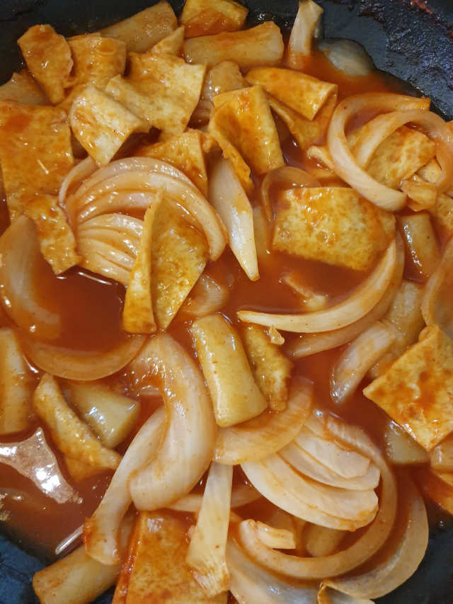 [홍대미미네]오리지널 국물 떡볶이4팩 + 라면사리 리뷰 사진