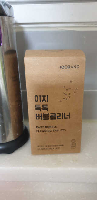 [에코앤드]이지톡톡 버블클리너 1종세척제 — 5점을 준 리뷰어가 2019년 8월 올린 사용 사진