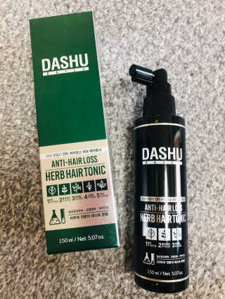 다슈코리아 다슈 데일리 안티 헤어로스 허브 헤어토닉 150ml — 5점을 준 리뷰어가 2019년 10월 올린 사용 사진