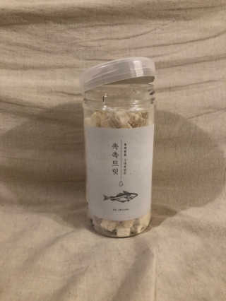 펫프렌즈 [면역력강화]첨가 북어 100퍼센트 촉촉트릿 북어 80g — 5점을 준 리뷰어가 2020년 1월 올린 사용 사진