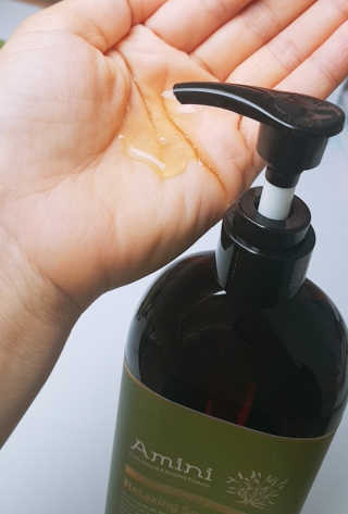 아미니 오일워시 시리즈 400ml（3종 중 1종 랜덤발송 — 5점을 준 리뷰어가 2019년 8월 올린 사용 사진