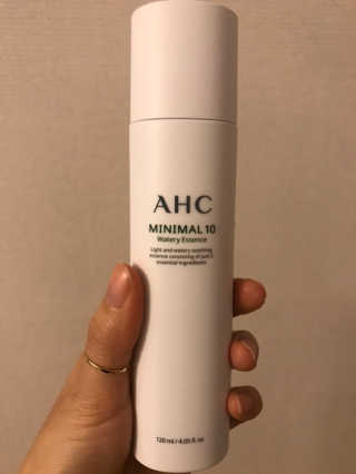 AHC 에이 에이치 씨 미니멀 10 워터리 에센스 — 4.5점을 준 리뷰어가 2018년 11월 올린 사용 사진